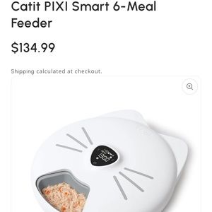 Catit PIXI Smart Feeder, serve up to 6 meals— dry food, wet food & treats